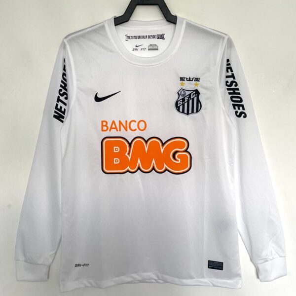 Retro Santos FC 2012-2013 home Long Sleeve