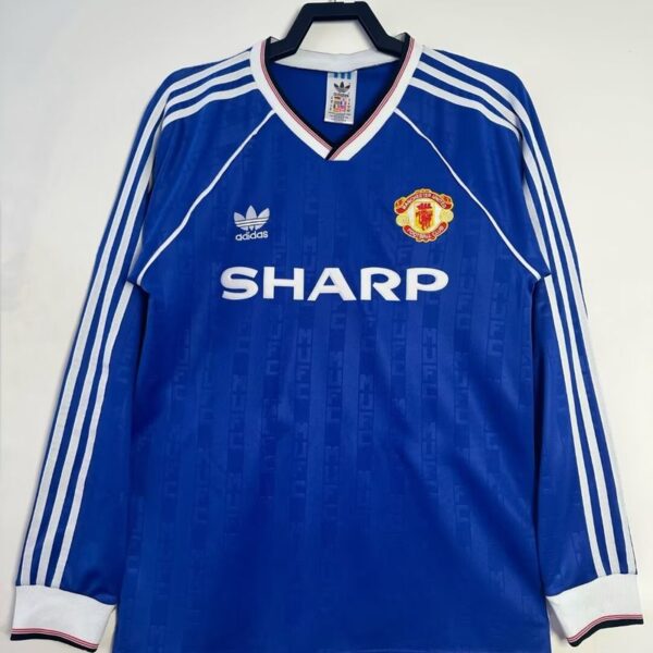 Retro Manchester United 1988-1990 second away Long Sleeve