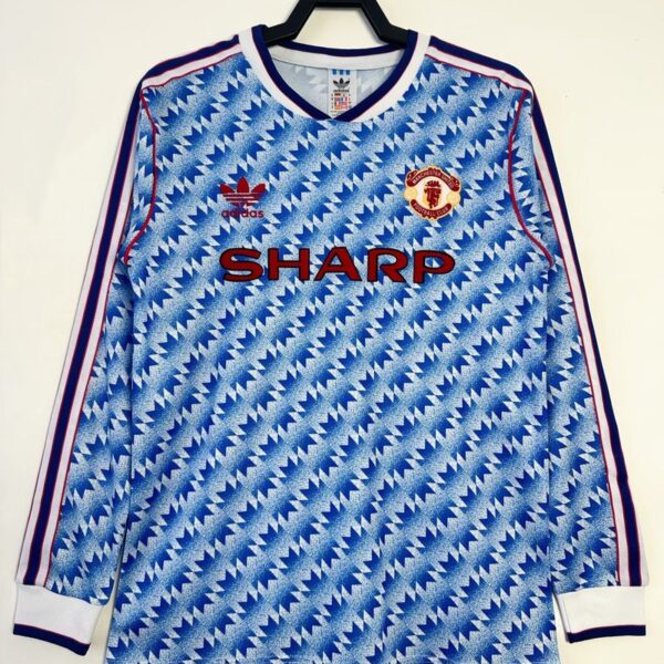 Retro Manchester United 1990-1992 away Long Sleeve