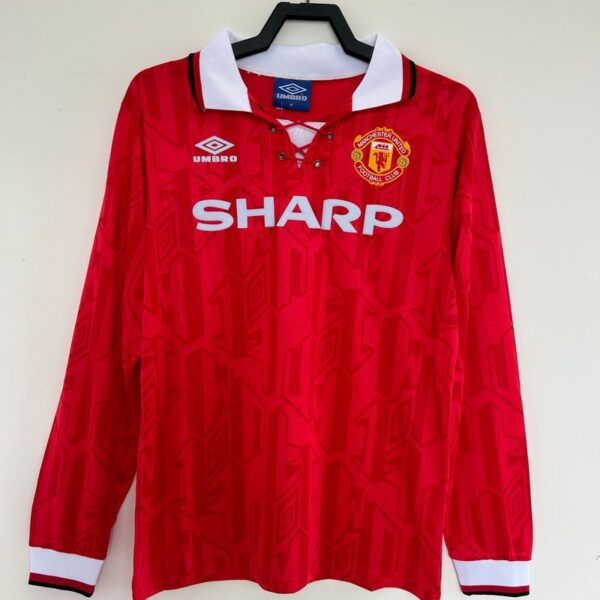 Retro Manchester United 1992-1994 home Long Sleeve