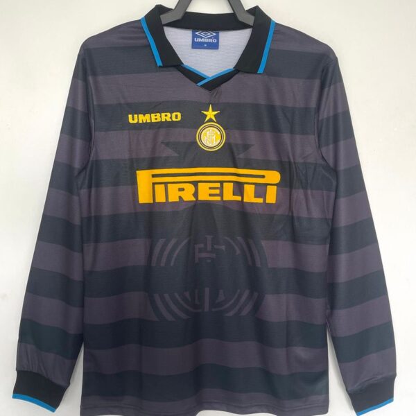 Retro Inter Milano 1997-1998 second away Long Sleeve