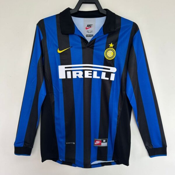 Retro Inter Milano 1998-1999 home Long Sleeve