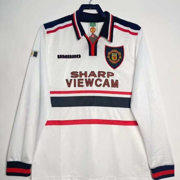 Retro Manchester United 1998-1999 away Long Sleeve
