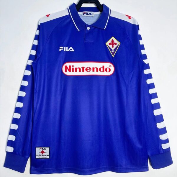 Retro ACF Fiorentina 1998-1999 home Long Sleeve