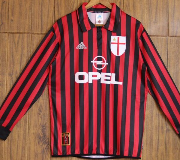 Retro AC Milan 1999-2000 home Long Sleeve
