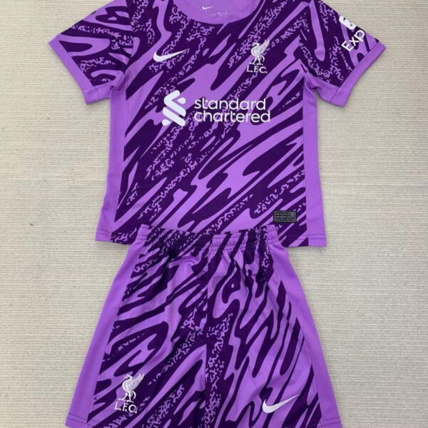 Kid Size Liverpool FC Goalkeeper purple