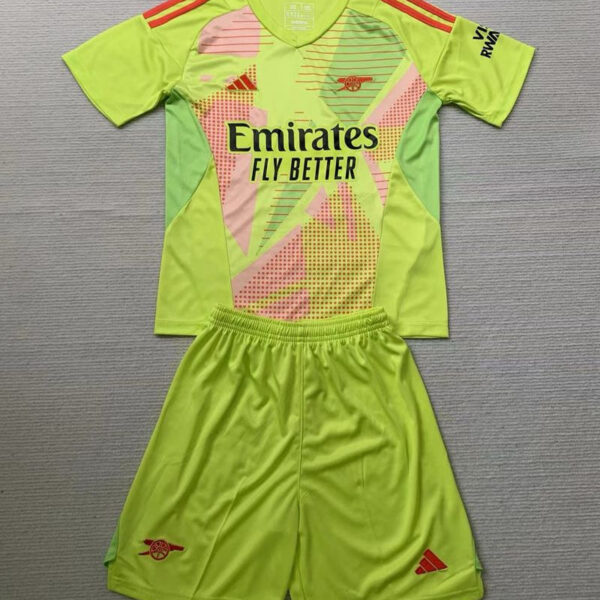 Kid Size Arsenal FC 2024-2025 green Goalkeeper