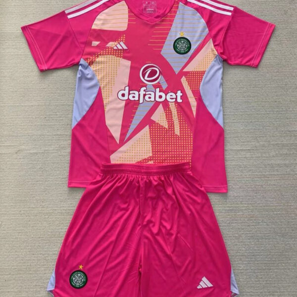 Kid Size Celtic FC pink Goalkeeper