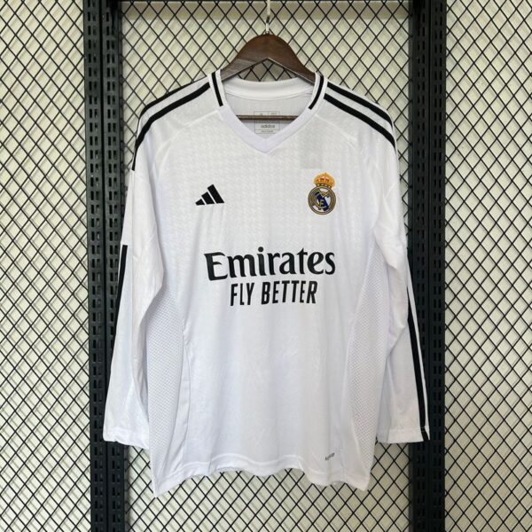 Real Madrid 2024-2025 home Long Sleeve