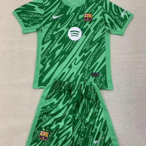 Kid Size FC Barcelona green Goalkeeper