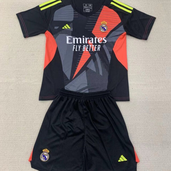 Kid Size Real Madrid black Goalkeeper