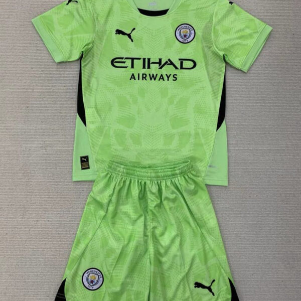 Kid Size Manchester City green Goalkeeper