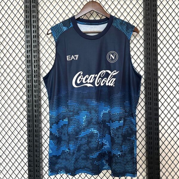 SSC Napoli Coca Cola cyan vest