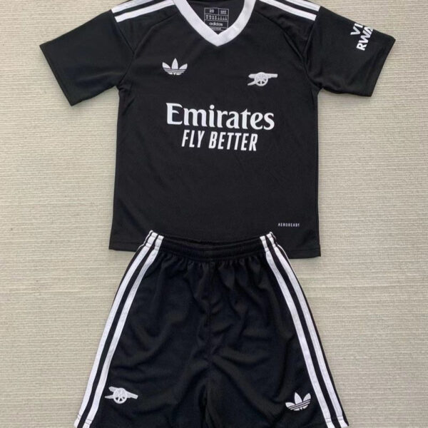 Kid Size Arsenal FC 2024-2025 black Goalkeeper