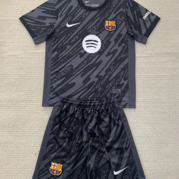 Kid Size FC Barcelona black Goalkeeper