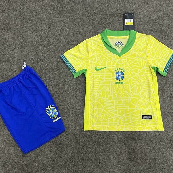 Kid Size Brazil national 2024 home game