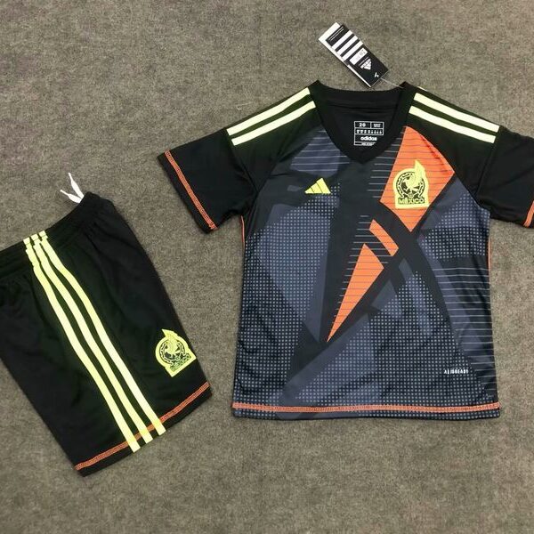 Kid Size Mexico national 2024 black Goalkeeper