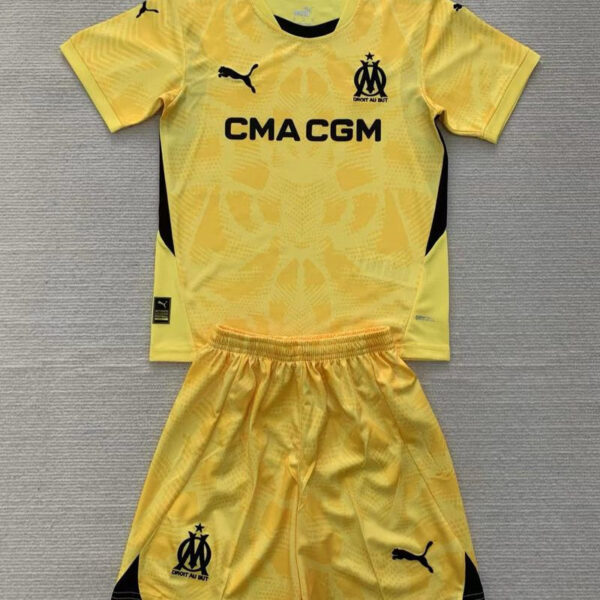 Kid Size Marseille yellow Goalkeeper