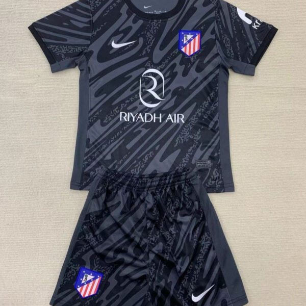 Kid Size Atletico Madrid black Goalkeeper