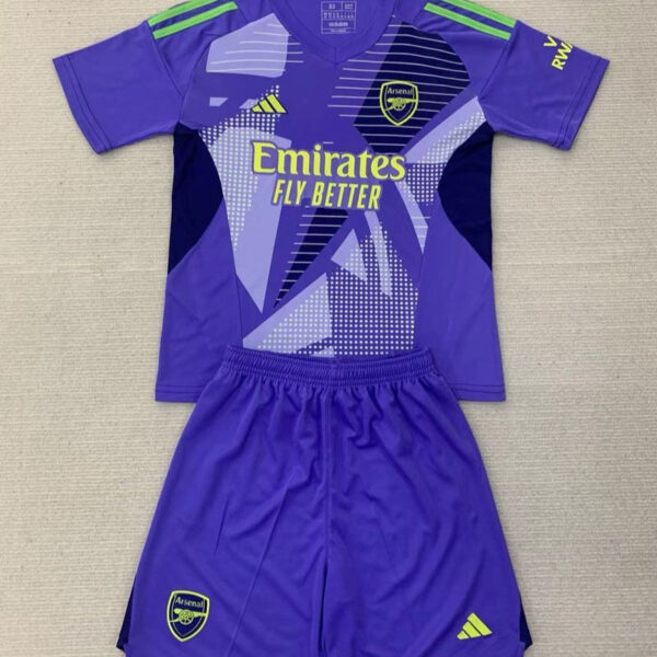 Kid Size Arsenal FC purple Goalkeeper