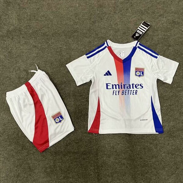 Kid Size Olympique Lyonnais 2024-2025 home game