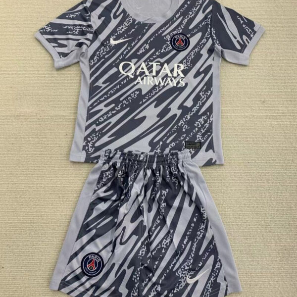 Kid Size PSG Paris Saint-Germain grey Goalkeeper