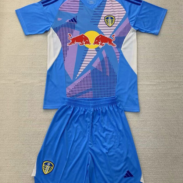 Kid Size Leeds United blue Goalkeeper