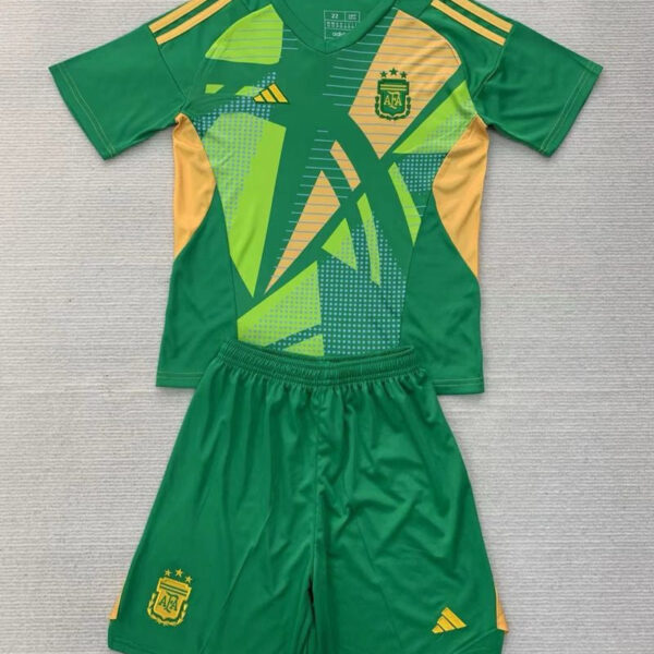 Kid Size Argentina national 2024 green Goalkeeper