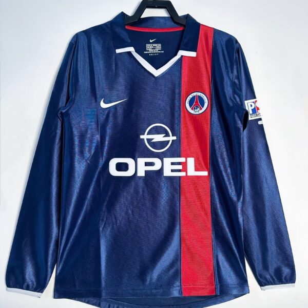 Retro PSG Paris Saint-Germain 2001-2002 home Long Sleeves