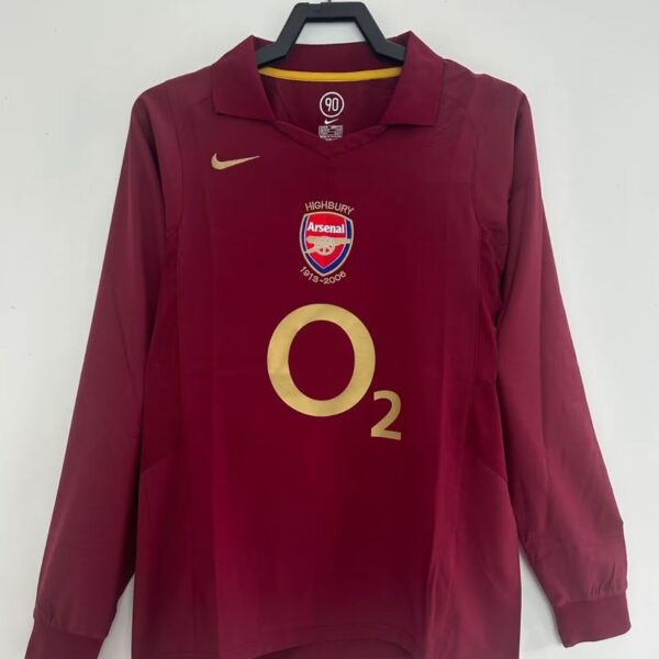 Retro Arsenal FC 2005-2006 home Long Sleeve