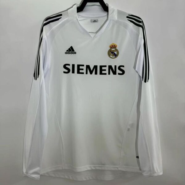 Retro Real Madrid 2005-2006 home Long Sleeve