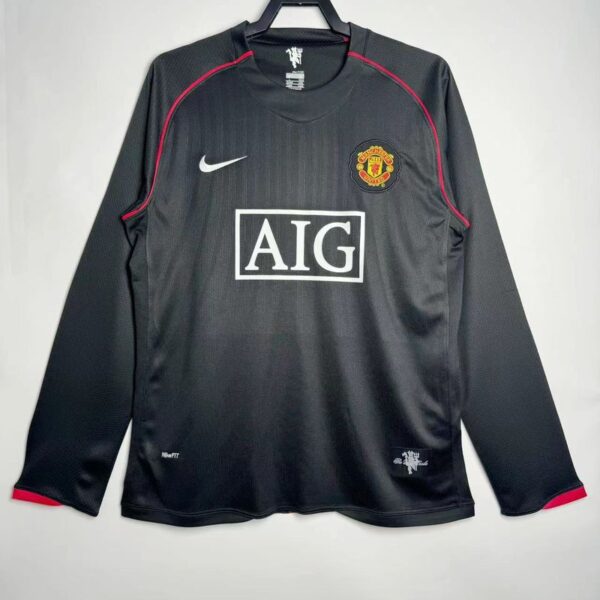 Retro Manchester United 2007-2008 away Long Sleeve