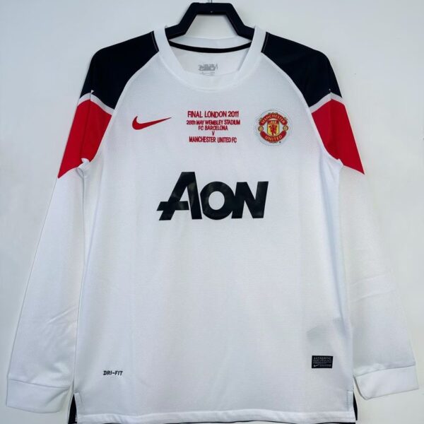Retro Manchester United 2010-2011 away Long Sleeve