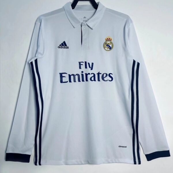 Retro Real Madrid 2016-2017 home Long Sleeve