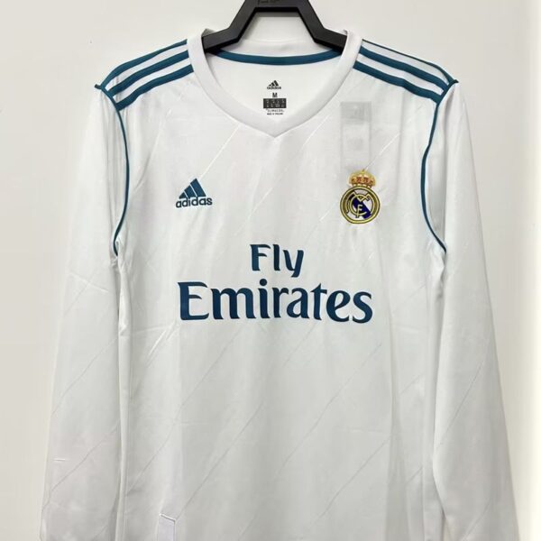 Retro Real Madrid 2017-2018 home Long Sleeve