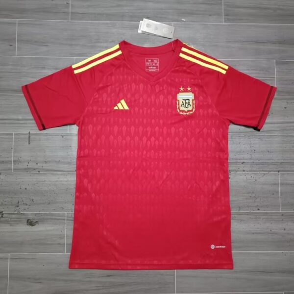 Retro Argentina national 2022 Goalkeeper 2stars red
