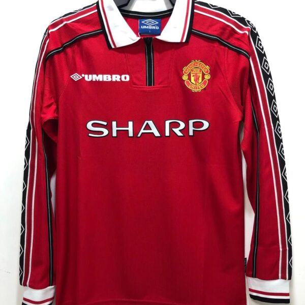 Retro Manchester United 1998 home Long Sleeve