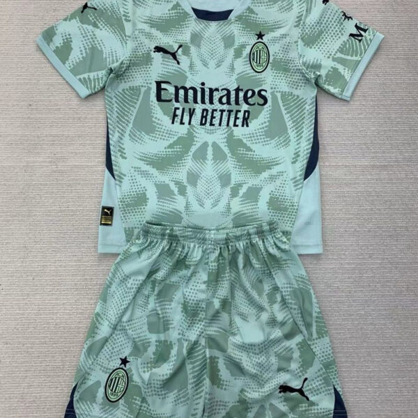 Kid Size AC Milan 2024-2025 green Goalkeeper