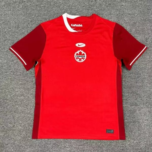 2024 Canada home red soccer jersey
