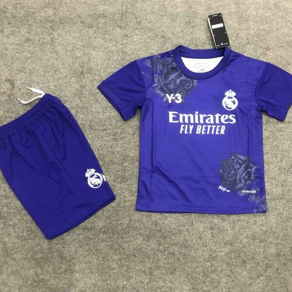 Kid Size Real Madrid Y3 purple