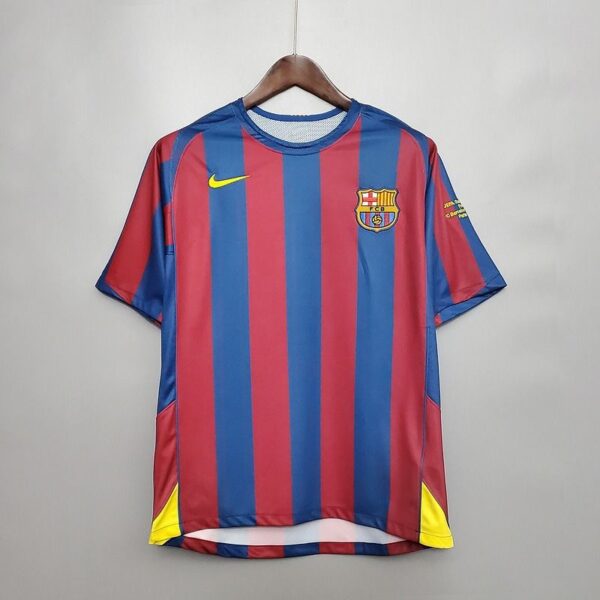Retro FC Barcelona 2005-2006 home UCL edition
