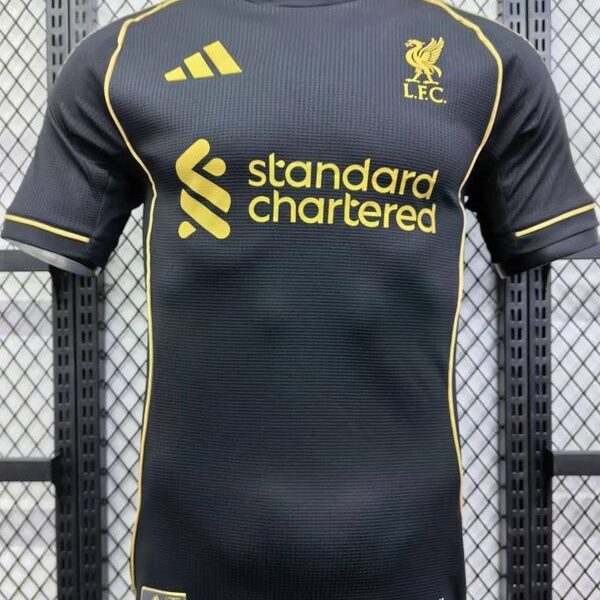Liverpool FC 2025-2026 blackgold away game player
