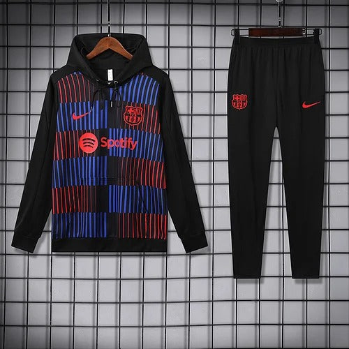Barcelona 2024-2025 Hooded Long-Sleeved Training Suit