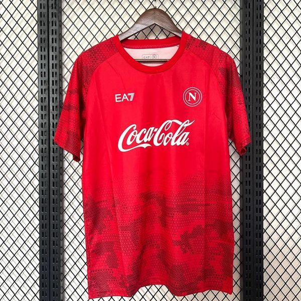 SSC Napoli 2024-2025 Coca Cola red