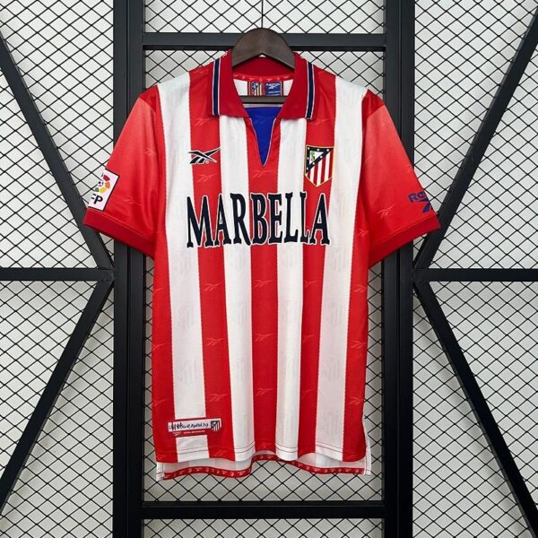 Retro Atletico Madrid 1998-1999 home game