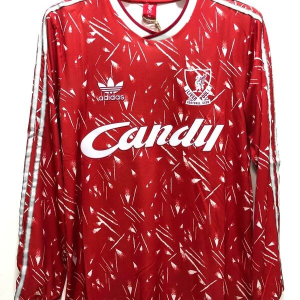 Retro Liverpool FC 1989-1991 home Long Sleeve