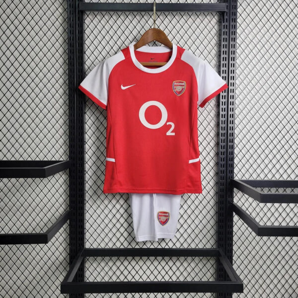 Retro Kid Size Arsenal FC 2002-2003 home game