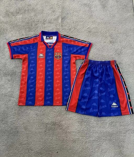 Retro Kid Size FC Barcelona 1996-1997 home