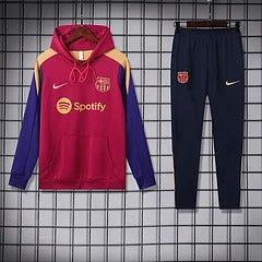 Barcelona 2024-2025 Hooded Long-Sleeved Training Suit