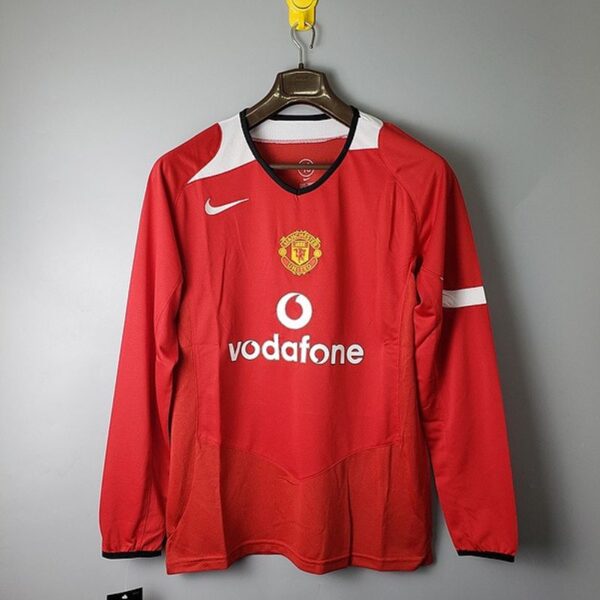 Retro Manchester United 2005-2006 home Long Sleeve